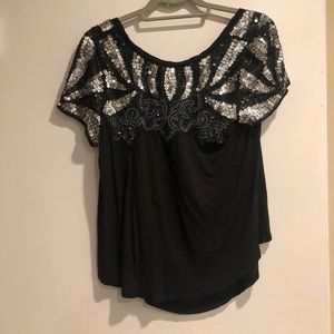 Free People Backless shirt